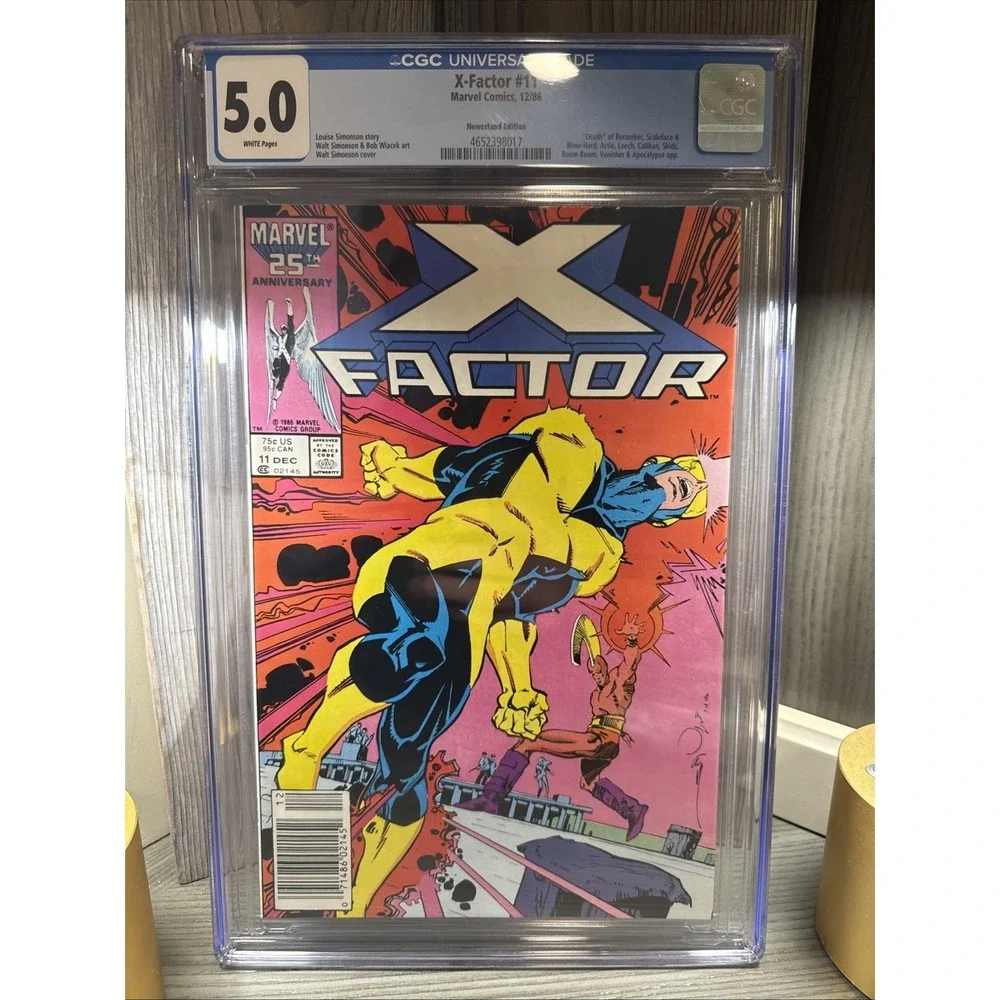 X-Factor #11 Death of Berzerker & Scaleface CGC 5.0‎